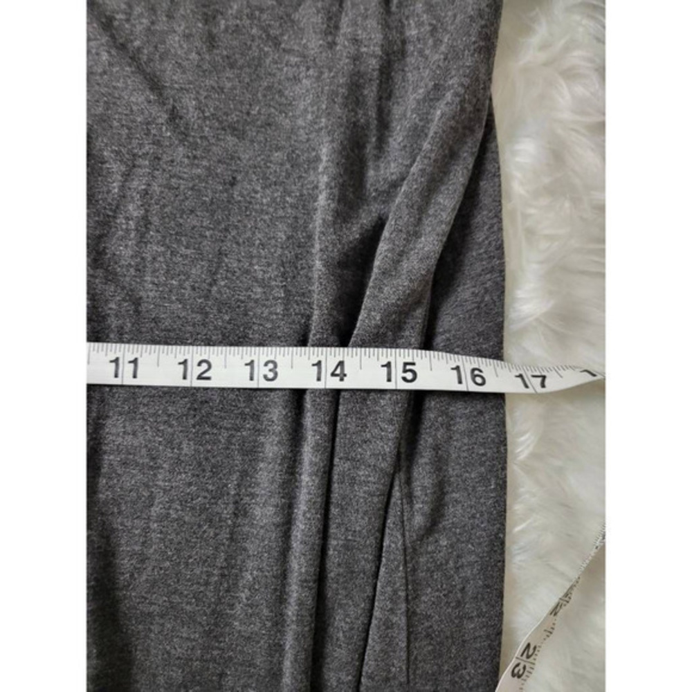 Matilda Jane Womens Shirt Dress Gray Stretch Jewel Neck 3/4 Sleeve Above Knee M - Picture 3 of 5
